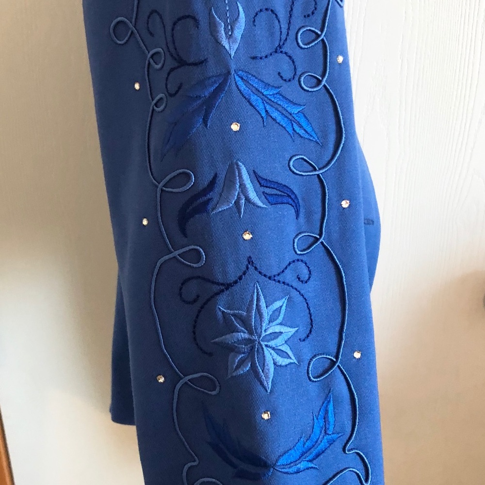 Scully Jacket, Blue, Women, Floral, Equestrian
